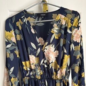 Floral Navy Dress